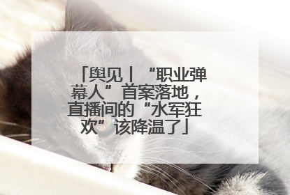 舆见丨“职业弹幕人”首案落地，直播间的“水军狂欢”该降温了