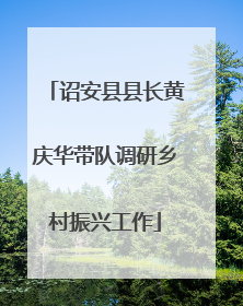 诏安县县长黄庆华带队调研乡村振兴工作