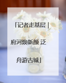 记者走基层｜府河焕新颜 泛舟游古城