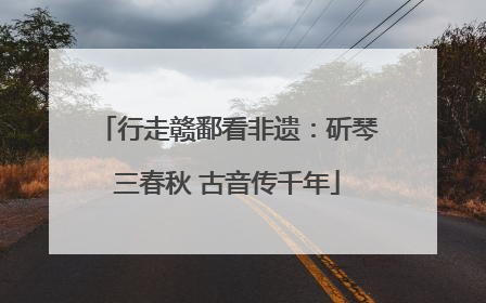 行走赣鄱看非遗：斫琴三春秋 古音传千年