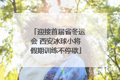 迎接首届省冬运会 西安冰球小将假期训练不停歇