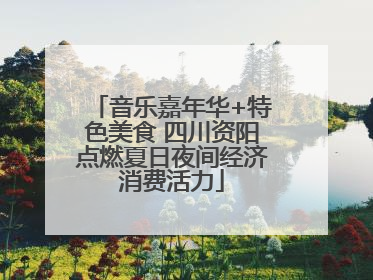 音乐嘉年华+特色美食 四川资阳点燃夏日夜间经济消费活力