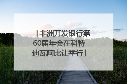 非洲开发银行第60届年会在科特迪瓦阿比让举行