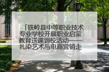 铁岭县中等职业技术专业学校开展职业启蒙教育送课到校活动——扎染艺术与电商营销走进熊官屯镇中心小学