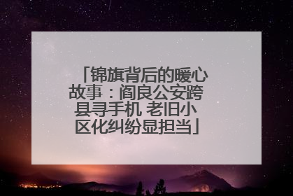 锦旗背后的暖心故事：阎良公安跨县寻手机 老旧小区化纠纷显担当