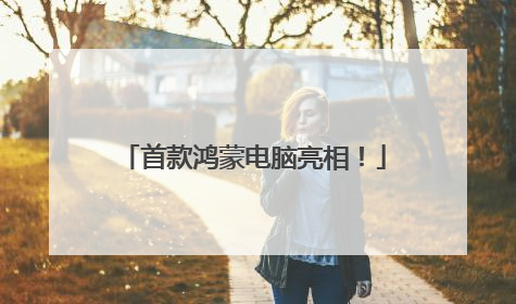 首款鸿蒙电脑亮相！