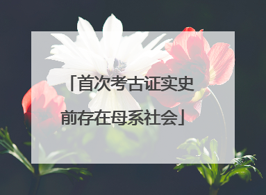 首次考古证实史前存在母系社会