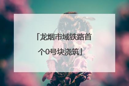 龙烟市域铁路首个0号块浇筑