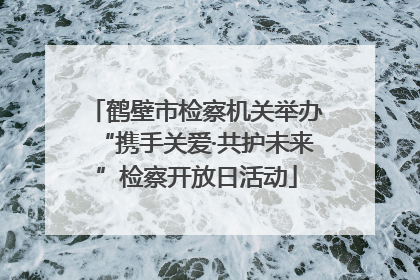 鹤壁市检察机关举办“携手关爱·共护未来”检察开放日活动