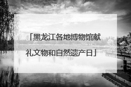 黑龙江各地博物馆献礼文物和自然遗产日