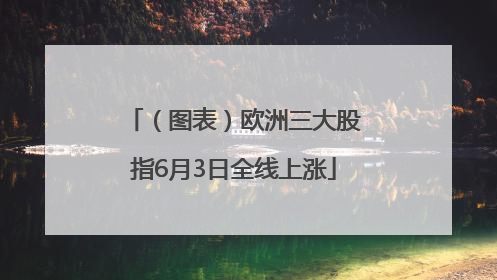 （图表）欧洲三大股指6月3日全线上涨