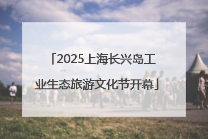 2025上海长兴岛工业生态旅游文化节开幕