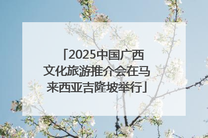 2025中国广西文化旅游推介会在马来西亚吉隆坡举行
