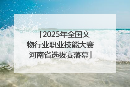 2025年全国文物行业职业技能大赛河南省选拔赛落幕