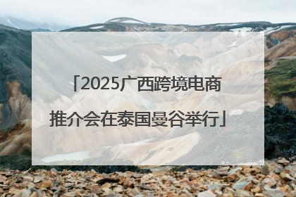 2025广西跨境电商推介会在泰国曼谷举行