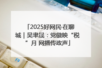2025好网民·在聊城｜吴聿晟：党徽映“税”月 网播传政声