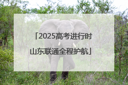 2025高考进行时 山东联通全程护航