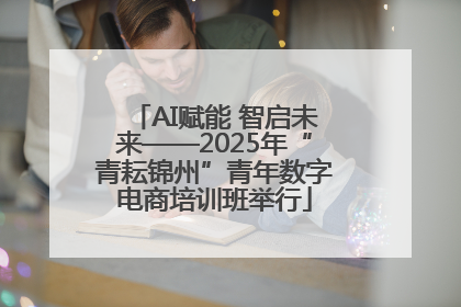 AI赋能 智启未来——2025年“青耘锦州”青年数字电商培训班举行