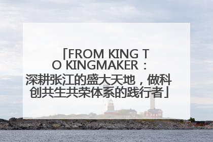 FROM KING TO KINGMAKER：深耕张江的盛大天地，做科创共生共荣体系的践行者