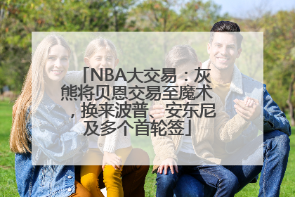 NBA大交易：灰熊将贝恩交易至魔术，换来波普、安东尼及多个首轮签